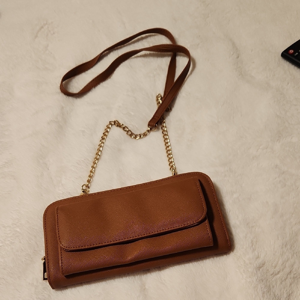 Elegant Brown Leather Women's Bag